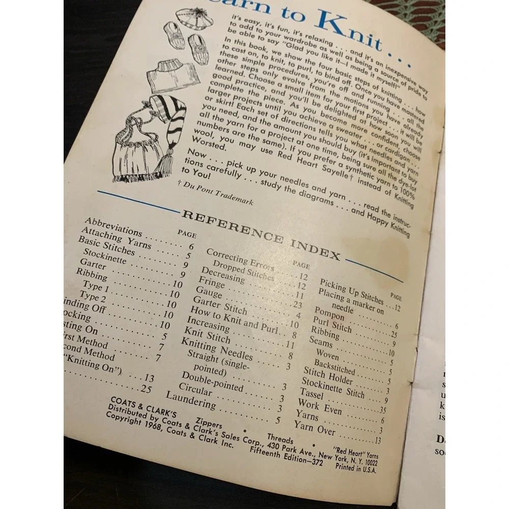 Coats & Clark's J.P Coats Vintage Lot of 5 Booklets Pattern 40s-60s Crochet Knit - Picture 4 of 12